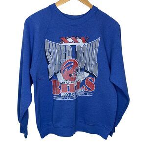 Buffalo Bills vintage sweatshirt 1990 super bowl size large